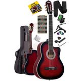Midex MGX-100RD-BAG Üst Seviye Klasik Gitar 4/4 Sap Ayarlı (Tuner Çanta Askı Capo Metod Pena)