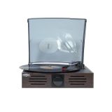 Midex Mtx-106Bn Nostaljik Retro Pikap Plak Calar (Bluetooth Aux Hoparlorlu 3 Devir) Igne Dahil