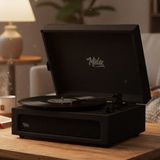 Midex MTX-420BK Nostaljik Bluetooth Pro Pikap Plakçalar Şarjlı 3 Devirli - Siyah