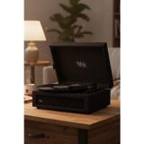 Midex MTX-420BK Nostaljik Bluetooth PRO Pikap Plakçalar Şarjlı 3 Devirli