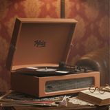 Midex MTX-420BN Nostaljik Bluetooth Pro Pikap Plakçalar Şarjlı 3 Devirli - Kahverengi