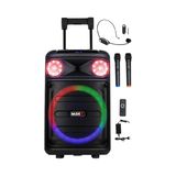 Midex MXR-1300HX Taşınabilir Seyyar Portatif 3 Mikrofonlu Şarjlı Ses Sistemi Hoparlör (1300 Watt)