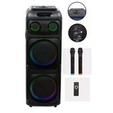 Midex Mxr-2000 Mikrofonlu Portatif Taşınabilir Ses Sistemi Hoparlör 2000W (Radyo Bluetooth)
