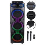 Midex MXR-2500 Mikrofonlu Portatif Taşınabilir Ses Sistemi Hoparlör, 2500W, Bluetooth, Radyo, Siyah
