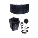 Midex Pf-43Ps Mikrofon Ses Yalıtım Paneli 5 Bölümlü Ayaklı 75X30