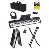 Midex PLX-120BK-ST Katlanır Taşınabilir Dijital Piyano Tuş Hassasiyetli Full Set