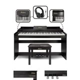Midex Plx-140 Pro-Bk Bluetoothlu Tuş Hassasiyetli 88 Tuşlu Kapaklı Siyah Dijital Piyano