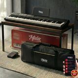 Midex PLX-80BK 88 Tuşlu Taşınabilir Katlanır Dijital Piyano Tuş Hassasiyetli ve Bluetooth Özellikli (Sustain Çanta Metod) - Siyah