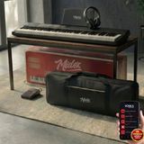 Midex PLX-80BK-H Taşınabilir Katlanır Dijital Piyano Tuş Hassasiyetli 88 Tuş BT (Sustain Kulaklık Çanta Metod) - Siyah