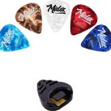Midex PN-5 5'li Gitar Penası 1 Ad Pena Kutusu Hediye (0.46mm, 0.73mm, 1.00mm)