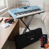 Midex PS-2300BL-PAK 61 Tuşlu Org - Kulaklık - Org Çantası - Org Sehpası - Adaptör - Mikrofon - Notalık - Türkçe Öğrenim ve Şarkı Metodu - Mavi