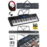 Midex PS-5200BK-H Pro Org 61 LED Işıklı Tuş Hassasiyetli Bluetooth Midi Kulaklık