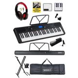 Midex Ps-5200Bk-Hss Pro Org 61 Led Işıklı Tuş Hassasiyetli Bluetooth Midi Kulaklık Stand Sustain