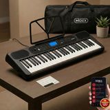 Midex PS-5200BK Pro Org 61 Tuş Hassasiyetli Bluetooth Midi LED Işıklı Özellikli Müzik Aleti - Siyah