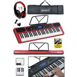 Midex Ps-5200Rd-H Pro Org 61 Led Işıklı Tuş Hassasiyetli Bluetooth Midi Kulaklık