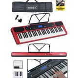 Midex PS-5200RD Pro Org 61 LED Işıklı Tuş Hassasiyetli Bluetooth Midi