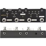 Midex QuadraFX SL-918 Analog Gitar Efekt Pedalı (Reverb, FX Loop, Overdrive ve Distortion) - Siyah