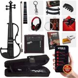 Midex Rcz-606Bk-Amp Elektro Keman Ve Şarjlı Anfi Seti