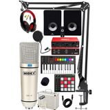 Midex Referans Paket-6 Maxword Monitor Ses Karti Cx1 Mikrofon Pad Controller Midi Klavye