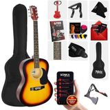 Midex RG-550SB Pack Sunburs 40 İnç Akustik Gitar Seti 4/4 Yetişkin - Sunburst
