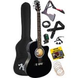 Midex RG-560BK Pack Elektro Akustik Gitar Full Set Ekolayzerli 40 İnç 4/4 Yetişkin