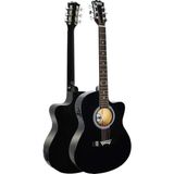 Midex RG-560BK Pack Siyah Elektro Akustik Gitar 40 İnç 4/4 Full Set Ekolayzerli Yetişkin Modeli