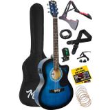 Midex RG-560BL Pack Mavi Elektro Akustik Gitar Full Set Ekolayzerli 40 İnç 4/4 Yetişkin