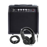 Midex RPA-20 Bas Gitar Amfisi, 20 Watt, Kulaklık ve Jak Kablosu Dahil, Siyah