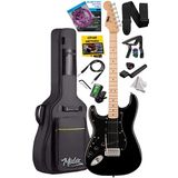 Midex RPH-31BK Solak Elektro Gitar Seti Maple Klavye Strat Kasa SSS Manyetik