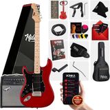 Midex RPH-31RD-50AMP Solak Elektro Gitar 50W Amfili Full Set - Kırmızı