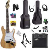 Midex RPH-320WD-25AMP Ahşap Renk Strat Kasa SSS 25W Amfili Elektro Gitar Seti