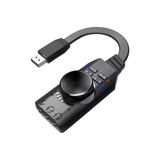 Midex SG-135 Harici USB Ses Kartı, 7.1 Surround Sound, Gaming, Stüdyo