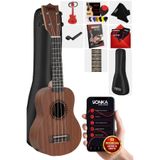 Midex SPA-251 Maun Ağacı Soprano Ukulele Seti