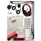 Midex Stüdyo Kayıt Seti - GLX-700 Ses Kartı + CX1-C Mikrofon + Kulaklık