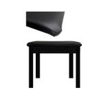 Midex TBX-144BK 32x54x48 cm Gizli Bölmeli Siyah Piyano Taburesi