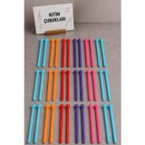 Midex Tfk-23-18X Örf Aletleri Seti Davul Tokmağı 23 Cm Ritim Çubuğu Paketi Karbon Fiber Toptan Paket-2 (18 Çift)