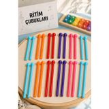 Midex Tfk-23-24X Örf Aletleri Seti Davul Tokmağı 23 Cm Ritim Çubuğu Paketi Karbon Fiber Toptan Paket-3 (24 Çift)