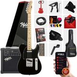 Midex TLX-50BK-25AMP Tele Kasa Maple Klavye 2 Single-Coil 25W Amfili Elektro Gitar - Mat Siyah