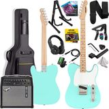 Midex TLX-50GR-50AMP Tele Kasa Maple Klavye 2 Single-Coil 50 W Amfili Elektro Gitar - Yeşil
