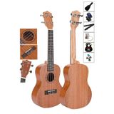 Midex TN-26M Çanta Tuner Askı Metod Set Hakiki Ağaç Tenör Ukulele