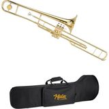 Midex TRM-P247T Pistonlu Trombon Bb (Si Bemol) Entry Model - Ahşap - Bej