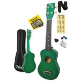 Midex UKX-233GR Yeşil Concert Ukulele (Askı Çanta Metod Pena)