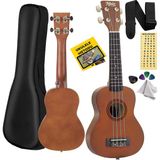 Midex UKX-233M Kahverengi Concert Ukulele (Askı Çanta Metod Pena) - Maun