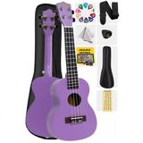 Midex UKX-233PRP Mor Concert Ukulele (Askı Çanta Pena)