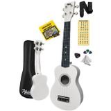 Midex UKX-233WH Beyaz Concert Ukulele (Askı Çanta Metod Pena)