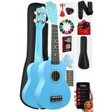 Midex UKX-901BL Mavi Soprano Ukulele (Askı Çanta Pena)