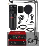 Midex Umx Paket-2 BM800 And Mikrofon Ses Kartı + Stand Set