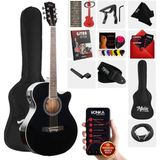 Midex XC-300XBK-EQ Profesyonel Siyah Elektro Akustik Gitar 4/4 Yetişkin Üst Segment Özellikler
