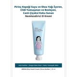 MIDHA Canlı Çiçeksi Kokulu Cildi Yumuşatan Nemlendirici El Kremi Rice Hand Cream (Citrus Garden)