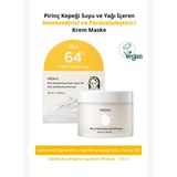 MIDHA Pirinç Kepeği Suyu ve Yağı İçeren Pürüzsüzleştirici Krem Maske Rice Brightening Wash Off Mask